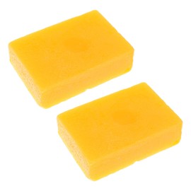 EMSea 2 Pack Beeswax Block for Leather Sewing 80x50x25mm Organic Beeswax DIY Tool