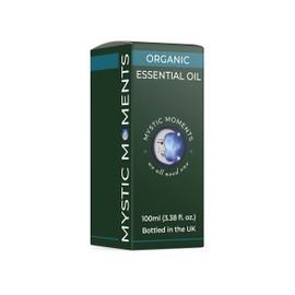 Mystic Moments | Organic Basil (Linalool) Essential Oil 100ml - Pure & Natural Oil for Diffusers, Aromatherapy & Massage Blends Vegan GMO Free