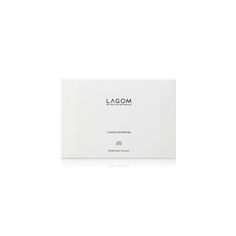 Lagom 5-ply cotton cotton pad / 라곰 5겹 코튼 화장솜