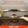 Hobby Lobby Longhorn Wall Decor, Resin, Distressed Horns, Leather Strap