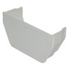 FLOPLAST 114mm Square Gutter Internal Stop End - White