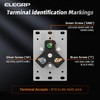 ELEGRP NEMA TT-30R RV Receptacle, 30A 125V Flush Mounting Power