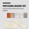 Lichamp White Masking Tape 1 inch and 2 inch Wide,
