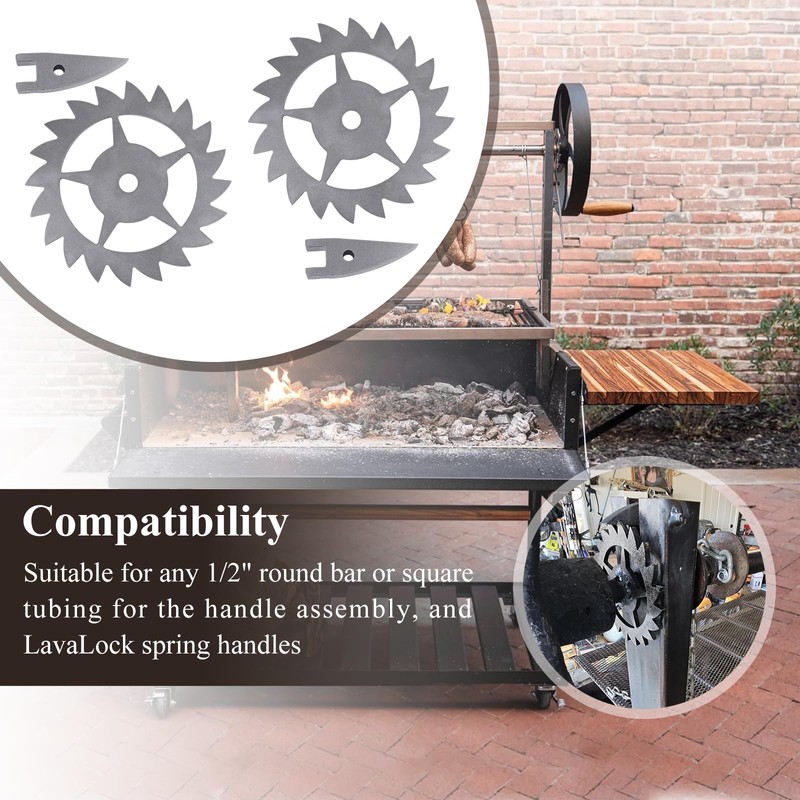 Ratchet & Paw Gear Fit for Santa Maria Grill, Suitable