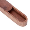 Portable Travel Reusable Wooden Chopsticks Box Spoon Storage Case Container
