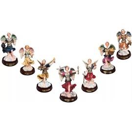 7 ARCHANGELS - 7 ARCANGELES 4 INCH Statues Complete Set