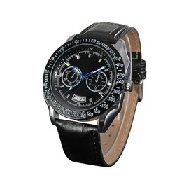 WINNER Men Hollow Mechanical Waterproof Watch Wristwatch