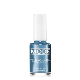 MODE Chrome Nail Enamel Shade #108 Metallic Blue with a Matte Metal Finish – Fast Dry, Cruelty Free, Vegan Salon Nail Polish Made in the Beautiful USA