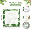 9 Pieces Palm Leaf Sticky Notes 3x3 Inch Adhesive Summer