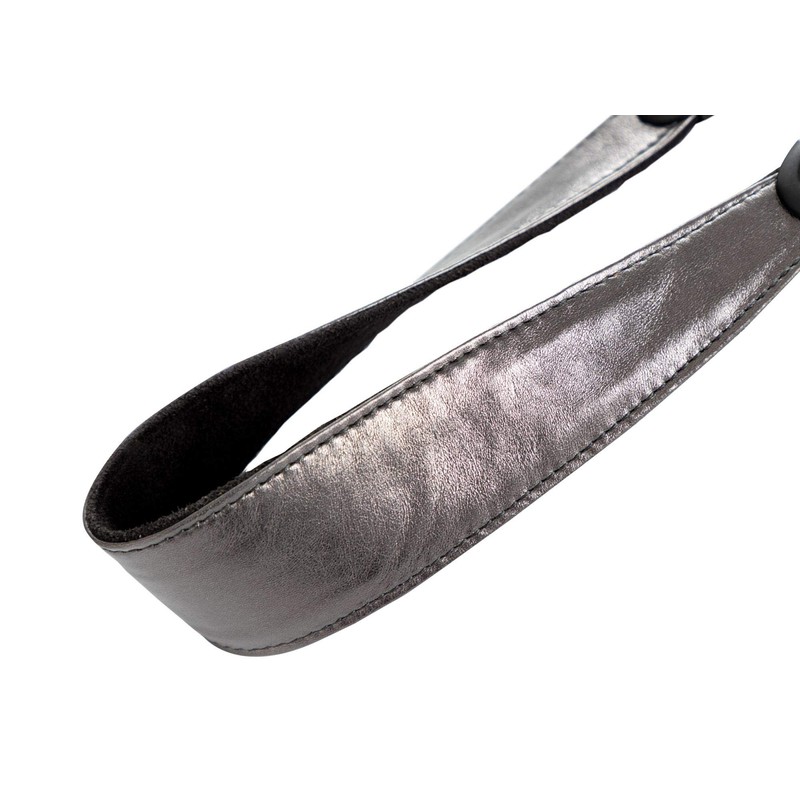 Classic Cantabile SGL Saxophone Strap Leather Silver