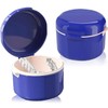 Yharnamite Denture Case, Denture Cup for Soaking Dentures, Denture Bath