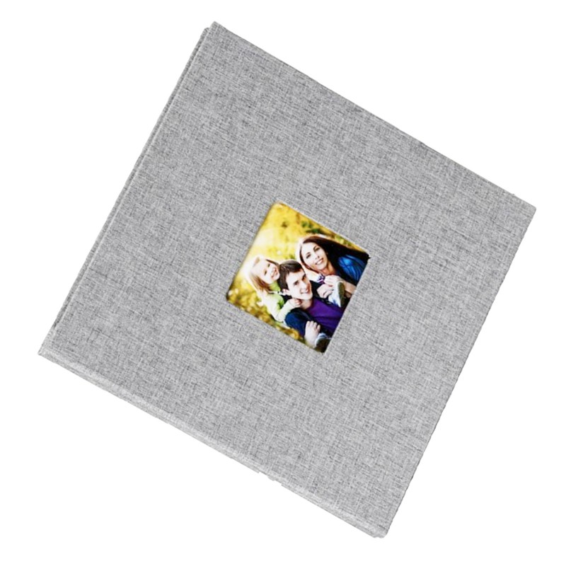 Linen Cover Photo Album Self Adhesive Laminated Photo Album with