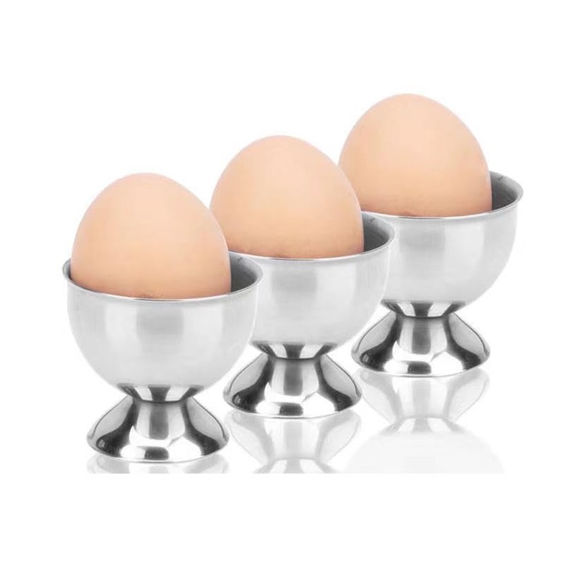4 Pcs Stainless Steel Egg Cups Small Egg Cup Holders