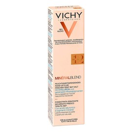 Vichy "vichy mineralblend t12 sienna 30ml base de maquillaje fluida hidratante" tono 12 sienna 30