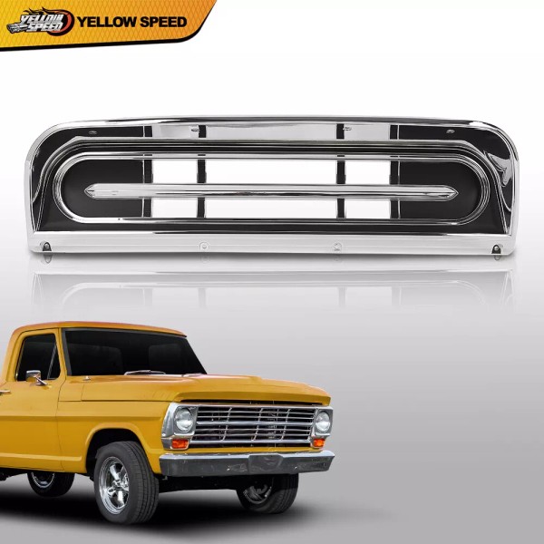 yellowspeed Instrument Cluster Dash Bezel Fit For 1967-1972 Ford F100