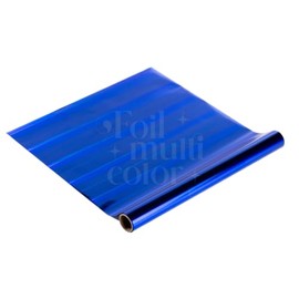 Foil Azul Holográfico marca multicolor, 3 m x 32 cm. Para uso con laminadora