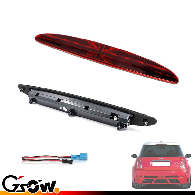 GSOWO Red Lens LED 3rd Brake Light for 2002-2006 MINI