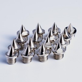 Spikes Needle Pins, 0.2 inch (5 mm), 16 Pieces, Track and Field Spike Pins for All Weather