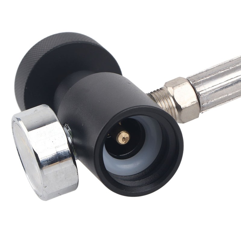 CGA-320 CO2 Cylinder Refill Adapter with Hose For Filling Soda