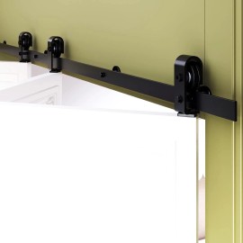 Standard Bifold Door Hardware Kit – For 4 Doors, Carbon Steel, Top Mount, 65 inches