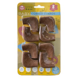 8Pcs Baby Kids Safety Silicone Soft Corner Edge Table Furniture Guards Protector - 2 Pack