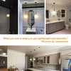 KCO Lighting Globe Pendant Light 1-Light Modern Hanging Lights Glass
