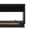 Walker Edison Destin Modern Rattan Flip-Down-Door Wall-Mounted Floating TV Stand