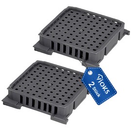 VIOKS 2 x Activated Carbon Filter Fridge Filter 48 x 45 x 11 mm Replacement for Liеbherr 9096989 9882429 9882460 7440021 Active Carbon Filter - Fresh Air Filter Liеbherr Fridge Freezer Combination