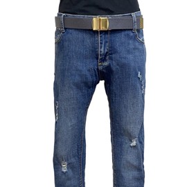 WAUNEE - Cinturón de lona con hebilla de latón, militar, golf, hasta 55 pulgadas, tamaño de cintura, Gris, 50''