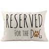 Noble & Page Reserved for the Dog Cushion cover with