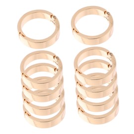 Operitacx 10pcs Desk Calendar Binding Circle Index Clips Binder Circle Rings Ring Clips for Index Cards Flash Card Rings Loose Leaf Binder Rings Binder Rings Bulk Circle Clips Zinc Alloy