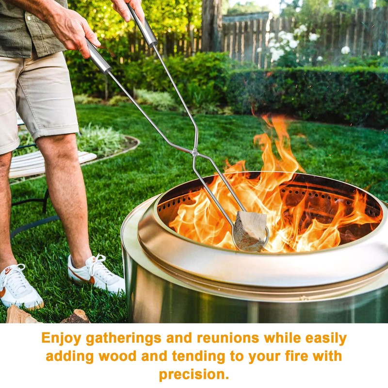 Fire Pit Tongs Set for Solo Stove Fire Pit, 37"