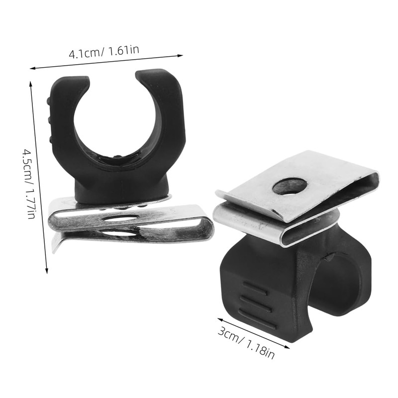 Sarini Helmet Flashlight Holder Cycling Flashlight Mount Hands Flashlight Clip