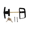 Shed Windows and More, Shed T-Handle Lock Set 5-1/2" Black