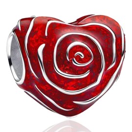 Colgante de plata de ley 925 con diseño de corazón dividido, para parejas, globo de aire caliente, cerradura de robot, brújula, árbol de doble colgante, día de San Valentín, Navidad para mujeres y