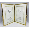 Tizo 4" X 6" Brass Photo Frames Double Self Standing,