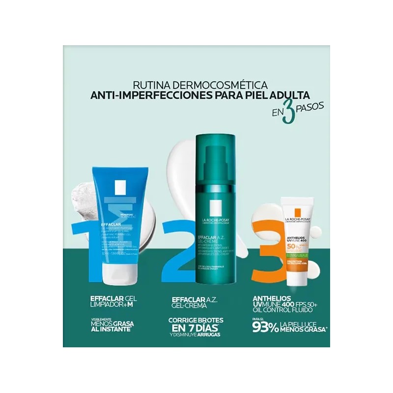 La Roche Posay Effaclar Az Gel Crema Anti Imperfecciones Acneica