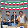 AhfuLife Italy Flag Chain Bunting, 1 Piece 30 Flags 14