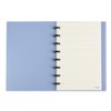 Eagle Discbound Subject Notebooks, 60 Sheets Ruled/Lined Pages,Poly Cover (Blue)