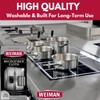 Weiman Microfiber Cloth for Stainless Steel - Safely Traps and