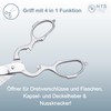NTS-Solingen Professional kitchen scissors, All-Purpose Multifunctional scissors, Stainless forged, Original