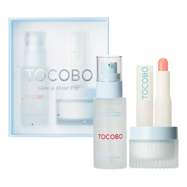 Tocobo Trio Set Glow & Moist Piel Seca Día/noche Seca