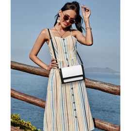 SENDEFN Small Crossbody Bags for Women Leather Cross Body Purses Designer Handbags Shoulder Bag