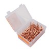 250Pcs Horseshoe Nails Copper Plated Rustproof Equestrian Riding Equipment Pet