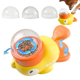 BLIWINPT 2-in-1 Interactive Slow Feeder Dog Enrichment Toys Interactive Dog Toys Perfect for Small to Medium Puppy Duck-Shaped Puzzles Promotes IQ Training, Reduces Bloating