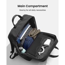 tomtoc Laptop Backpack, Laptop Bag for Men Women, 24L Everyday Computer Backpack for 16'' MacBook Pro M4, Daypack for Work, Commute, Business, College, Weekend Trip