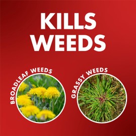 Spectracide One-Shot Weed & Grass Killer, 32 Ounce Concentrate, One Application Kills and Prevents Weeds for up to 5 Months