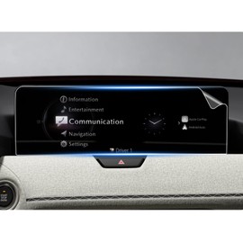 SHAOHAO 2 Pcs for 2025 Mazda CX-90 Screen Protector for 2024 2025 Mazda CX-90 CX-70 Accessories (Turbo Premium Plus/Turbo S/PHEV Premium Plus) 12.3" Crystal Clear Screen Saver [without Hole]