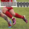 4pcs Mini Soccer Shin Guards, Dark Grey Extra Mini Football