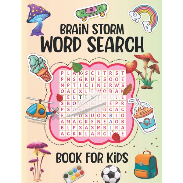 Brain Storm Word Search Book For Kids: Fun And Enjoyable